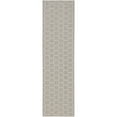 thumbnail image 2 of Nourison Twist Reversible 2' x 6' Grey Modern Rug, 2 of 9