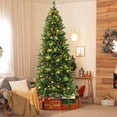 thumbnail image 2 of Patiojoy 8 FT Artificial Christmas Tree Pre-lit Xmas Tree with 1272 Branch Tips Pine Needles 500 Multi-Color & Warm-White LED Lights, 2 of 9