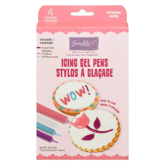 Twinkle Fashion Icing Gel Kits, Net weight: 19g/pen