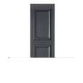 thumbnail image 1 of Premier Raised Panel Exterior Decorative Shutters, Dark Gray - 15 x 47 in., 1 of 1