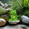thumbnail image 4 of YardVibe Fishing Frog Figurines Decor Funny Cute Craft Resin Frog Sculpture Statue for Home, Garden, Balcony, Patio, Lawn Decoration, Ornament Gift, 4 of 9