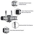 thumbnail image 4 of Chaleco salvavidas para perros para nadar y navegar, chaleco salvavidas ajustable Ripstop para perros con alta flotabilidad y asa de rescate duradera para perros pequeños, medianos y grandes esquí esquí Gafas de esquí, 4 of 5