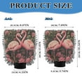 thumbnail image 3 of Qxltty Ragged Pink Flamingos Car Wash Mitt 2pcs Scratch Free Lint-Free Antistatic Microfiber 7.09×10.24in, 3 of 8