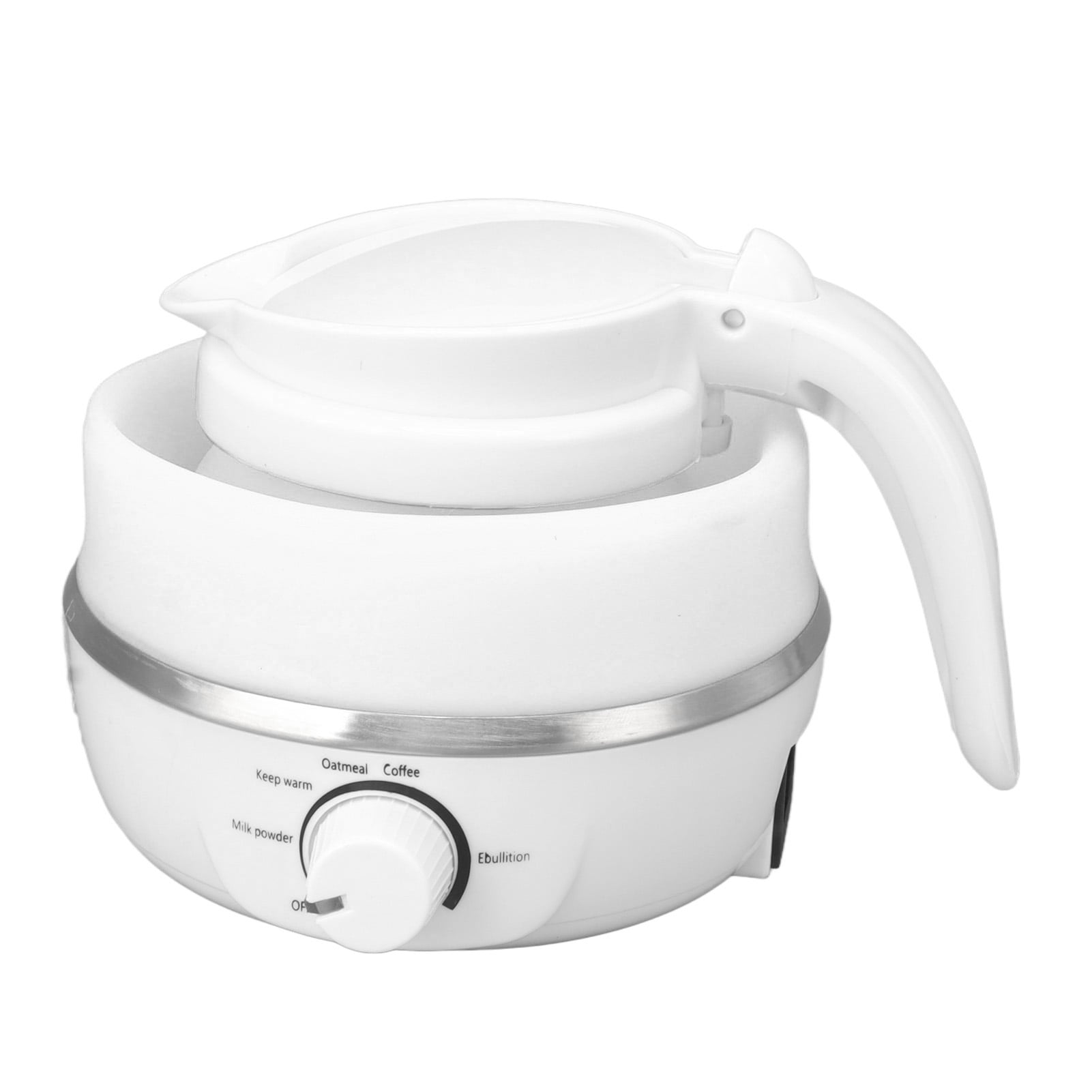 Electric Kettle, Foldable 0.6L 600W Heat Rust Proof Portable Electric Kettle For Travel Home Use Hot Water US Plug 110V
