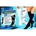 thumbnail image 1 of Miracle Socks Antifatigue Compression Socks-White (Small/Medium) Men Women, 1 of 2