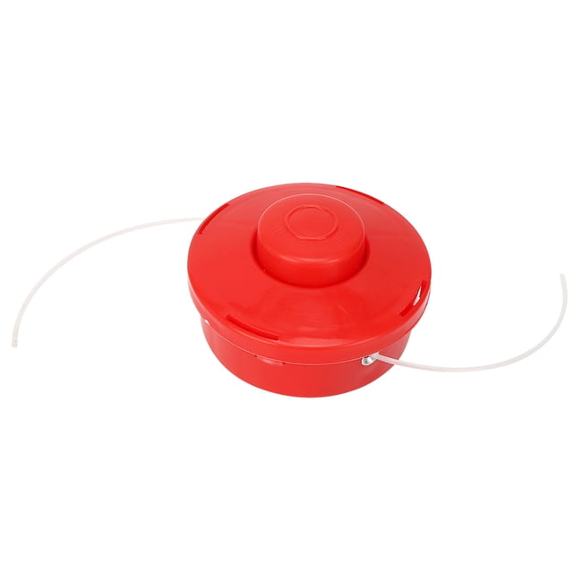 Cabezal de corte universal, línea de alimentación por impacto, carrete de línea, plástico rojo endurecido, accesorios para desbrozadora