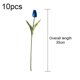 thumbnail image 2 of 10 Uds. De tulipanes falsos de PU, ramo de flores artificiales de tacto Real para decoración de boda, oficina en casa, 2 of 5