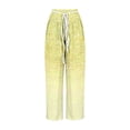 thumbnail image 5 of Pants for Women, Womens Fashionable Striped Printed Drawstring Wide Leg Pants, 5 of 5