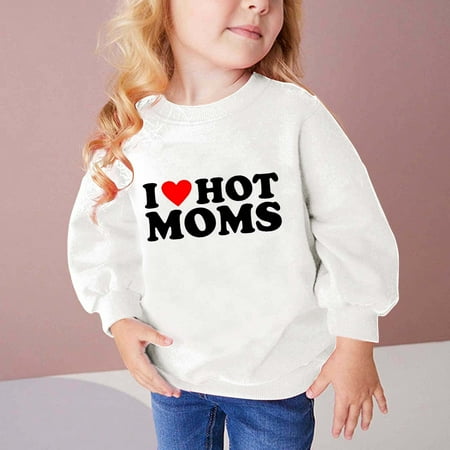 

Geire Children Comfy Cotton Sweatshirt Fall Winter Wear Casual Letter Printed Long Sleeve Crew Collar Top Loose Pullover Sweatershirts for Mid-Large Children