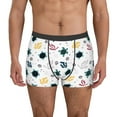 thumbnail image 7 of Disketp Turtles And Corals Men's Boxer Briefs,Soft and Breathable Cotton Underwear with ComfortFlex Waistband, 7 of 7
