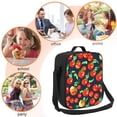thumbnail image 5 of Bingfone Tomatoes Reusable Insulated Lunch Bag Cooler for Work School Picnic or Travel, 5 of 9