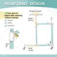 thumbnail image 4 of GanFindX Folding Skater Aid - Adjustable Height Aluminum Roller Skate Trainer for Kids and Toddlers, Perfect for Learning and Safety Green, 4 of 7