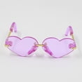 thumbnail image 3 of 1 par de gafas de sol cuadradas/en forma de corazón para muñecas a escala 1/6 Púrpura, 3 of 7