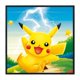 thumbnail image 3 of Kits Bordado Impresos Con Hilo Algodón 11 Quilates Punto Cruz Pikachu (40x40 Cm), 3 of 9