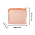 thumbnail image 2 of Bolsas de almacenamiento reutilizables de silicona de grado alimenticio con cierre hermético a prueba de fugas – Bolsas de 500 ml para conservar alimentos, frutas, verduras, aperitivos y prepara, 2 of 5