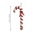 thumbnail image 2 of 5 Pcs Candy Cane Hanging Decorations 3IN Bulk Christmas Lollipop Ornament Felt Canes Ornaments Candy Christmas Tree for Xmas Tree Home DIY Crafts Holiday Decor B, 2 of 7