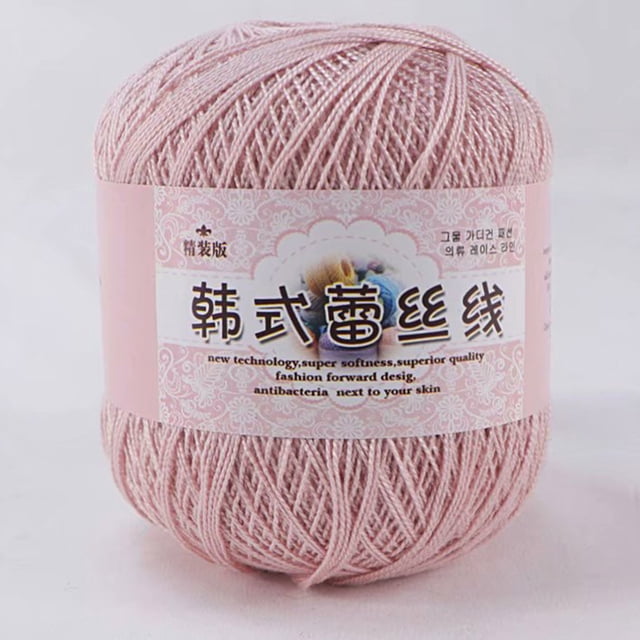 Wzzjkit Yarn for Crocheting Multicolor Lace Thread DIY Woven Mercerized Baby Fine Thread Crochet Yarn for Crocheting & Knitting, Gift Beginners and Adults, Yarn