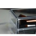 thumbnail image 5 of Gnmfd Desktop Vanity Drawer Makeup Organizer Clear Acrylic Double Layer Storage with Bottom Mat, Compact Storage for Cosmetics Jewelry Beauty Accessories, Tabletop Countertop Organizer, 5 of 8