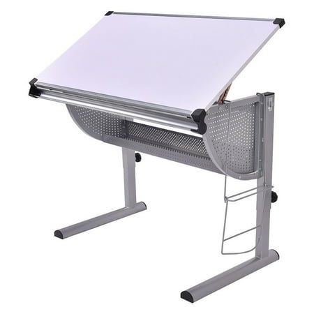 Gymax Adjustable Drafting Drawing Table Desk Art Craft Walmart Com