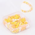 thumbnail image 1 of 500pcs/Box 6mm Flat Round Polymer Clay Chip Disk Beads Slice Loose Spacer Beads For Jewelry Making DIY Earring Necklace Bracelet, 1 of 5