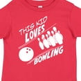thumbnail image 4 of Inktastic This Kid Loves Bowling Boys or Girls Toddler T-Shirt, 4 of 5