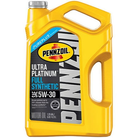 (3 Pack) Pennzoil Ultra Platinum 5W-30 Full Synthetic Motor Oil, 5 (Best Synthetic Oil For Cars)