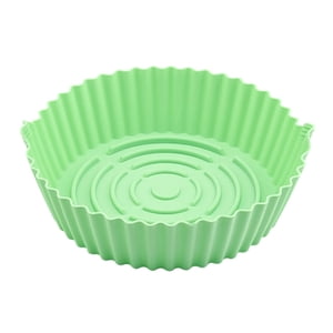 Non-Stick Air Fryer Pan Air Fryer Silicone Pot Double Handle Air Fryer Liner