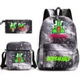 thumbnail image 5 of Un-speaka-ble Anime Backpacks Sets, Cartoon Laptop Backpack with Lunch Bag and Pencil Case Daypack 3D Printed 1/3 Piece Set, 5 of 10