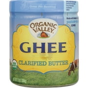 Organic Valley, Ghee, Organic Clarified Butter, Unsalted, 13 oz Glass Jar
