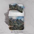 thumbnail image 1 of 3D Sky Mountain Scenic Funda nórdica Set Ropa de cama Set Funda nórdica Fundas de almohada 101, 1 of 3