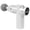White rechargeable LCD model, variant on CNV Smart Mini Massage Gun with LCD Touch Screen, Portable Percussion Massager for Deep Tissue Muscle Recovery, 32 Speed Levels, USB-C Rechargeable, Pearl White