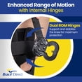 thumbnail image 5 of Brace Direct Deluxe Plus Size Internal Hinged Knee Brace | Adjustable ROM Support for Bariatric Patients Up to 8XL, 5 of 7
