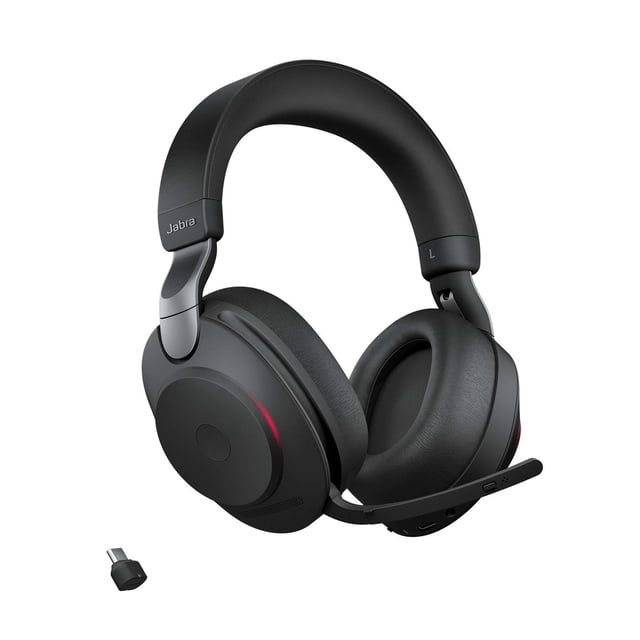 Auriculares inalámbricos para PC Jabra Evolve2 85 con cancelación de ruido negros