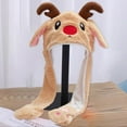 thumbnail image 4 of Event & Party Cute Christmas Reindeer Hat With Moving Ears and Jumping Mechanism for Kids and Adults Festive Accessory for Holiday Celebrations, 4 of 4