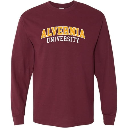 Alvernia University Block Unisex Long Sleeve T-Shirt – Alvernia Golden Wolves Apparel