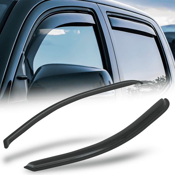 Magshion 2Pcs Window Visor Vent Wind Sun Deflector for 2014 2015 Chevy Silverado 1500 Standard Cab