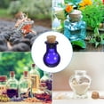 thumbnail image 5 of Uxcell 10 Pcs Mini Glass Bottles Pendants, 0.01oz/0.5ml Ball Shaped Small Glass Jars with Cork Stoppers Wishing Bottles for DIY Crafts Party Wedding Decor Favors, Blue, 5 of 6
