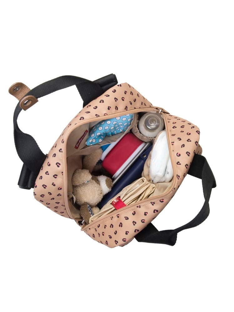 Babymel Georgi ECO Convertible Diaper Bag Backpack in Leopard
