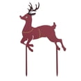 thumbnail image 2 of Christmas Decoration Outdoor Metal Plug Sleigh Old Man Shape HU3909, 2 of 5