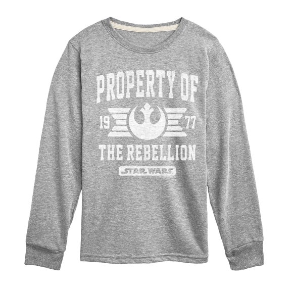 Star Wars - Property Of Rebellion - Toddler And Youth Long Sleeve Tee