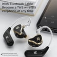 thumbnail image 3 of Auriculares KZ ZAS 7BA+1DD 16 Hybrid Drivers HiFi Bass Black, 3 of 8
