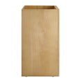 thumbnail image 3 of Vanity Cabinet (Sink not included), Brown Oak, Wood, Hotel Bedroom Bathroom, Modern Contemporary HB36359, 3 of 11