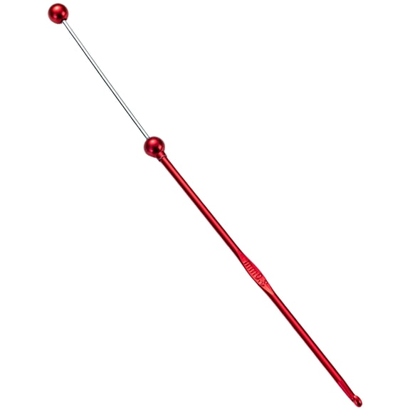 Beads Knitting Needle Metal Crochet Hook 3mm Easy to Use Crochet Needle for Crocheting Knitting for Handicrafts