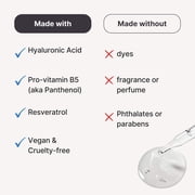 Maelove Hydrator Hyaluronic Acid B5 Serum with Resveratrol for Instantly Dewy Glow