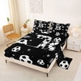 thumbnail image 2 of Erosebridal Kids Football Print Letter B Full Size Sheets,Soccer Ball Games Bed Sheets For Ball Boys 4 Pieces, 2 of 6