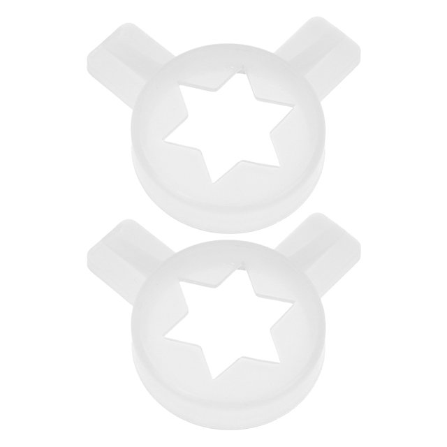 2 Pcs Embouts de Buse pour Machine à Crème Glacée Pièces de Rechange pour Machine à Crème Glacée Maison Moules pour Machine à Crème Glacée