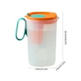 thumbnail image 3 of Plastic Water Pitcher with Lid,Mix Drinks Water Jug,Clear Pitcher with Lid 1 Gallon, Large Plastic Ice Tea Pitcher for Fridge, Juice Pitcher Water Pitcher, Sun Tea Jug, Gallon Pitcher with Lid, 3 of 8