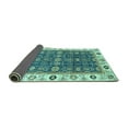 thumbnail image 2 of Ahgly Company Indoor Rectangle Oriental Turquoise Blue Traditional Area Rugs, 5' x 7', 2 of 4
