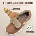 thumbnail image 2 of FitVille Extra Wide Shoes for Men Hook & Loop Mens Diabetic Walking Shoes, Brown, 10.5 x-Wide, 2 of 7