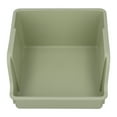 thumbnail image 4 of Desktop Book Storage Rack PP Handle Design U Shaped Large Opening Large Capacity Desktop Book Storage Shelf Green, 4 of 22